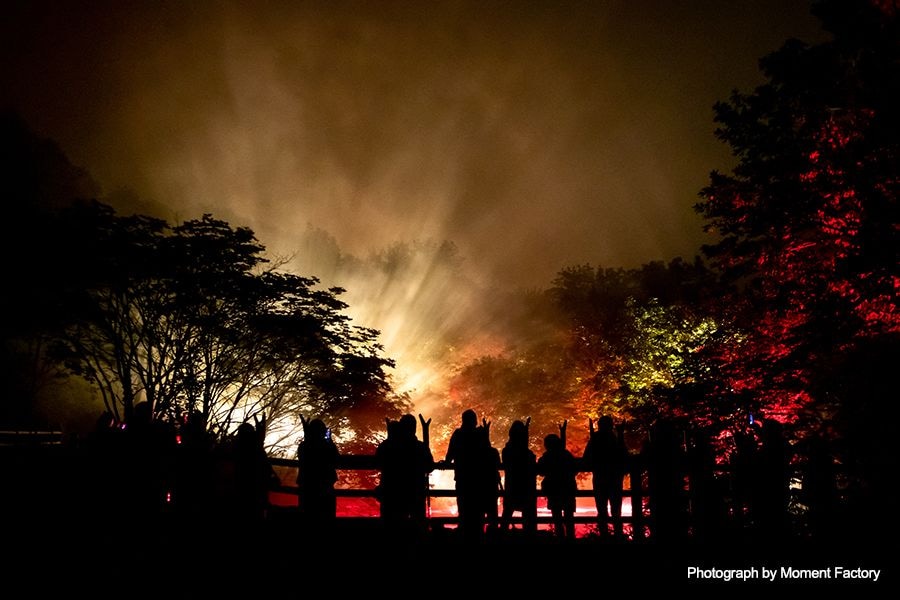 案例｜壹定发为壮观的Kamuy Lumina魔法夜行旅游项目提供配乐设备