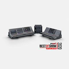 RIVAGE PM5和PM3数字混音系统，实力斩获IBC 2020 Best of Show大奖