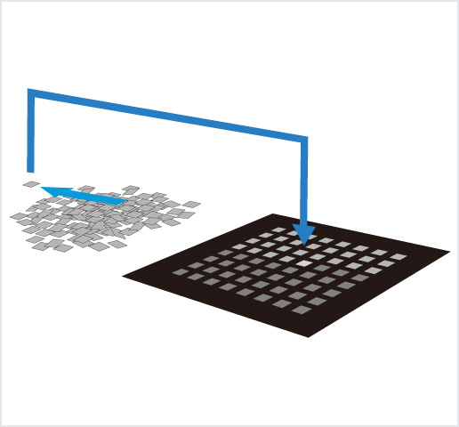 ［Image］Tray setter： 小尺寸单片用托盘排列机